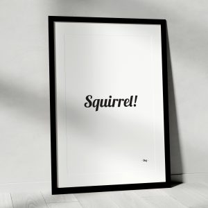 Squirrel Art Print
