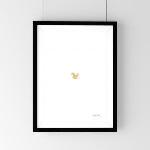 Happy Little Squirrel Art Print