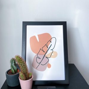 A4 Natural Boho Art Print